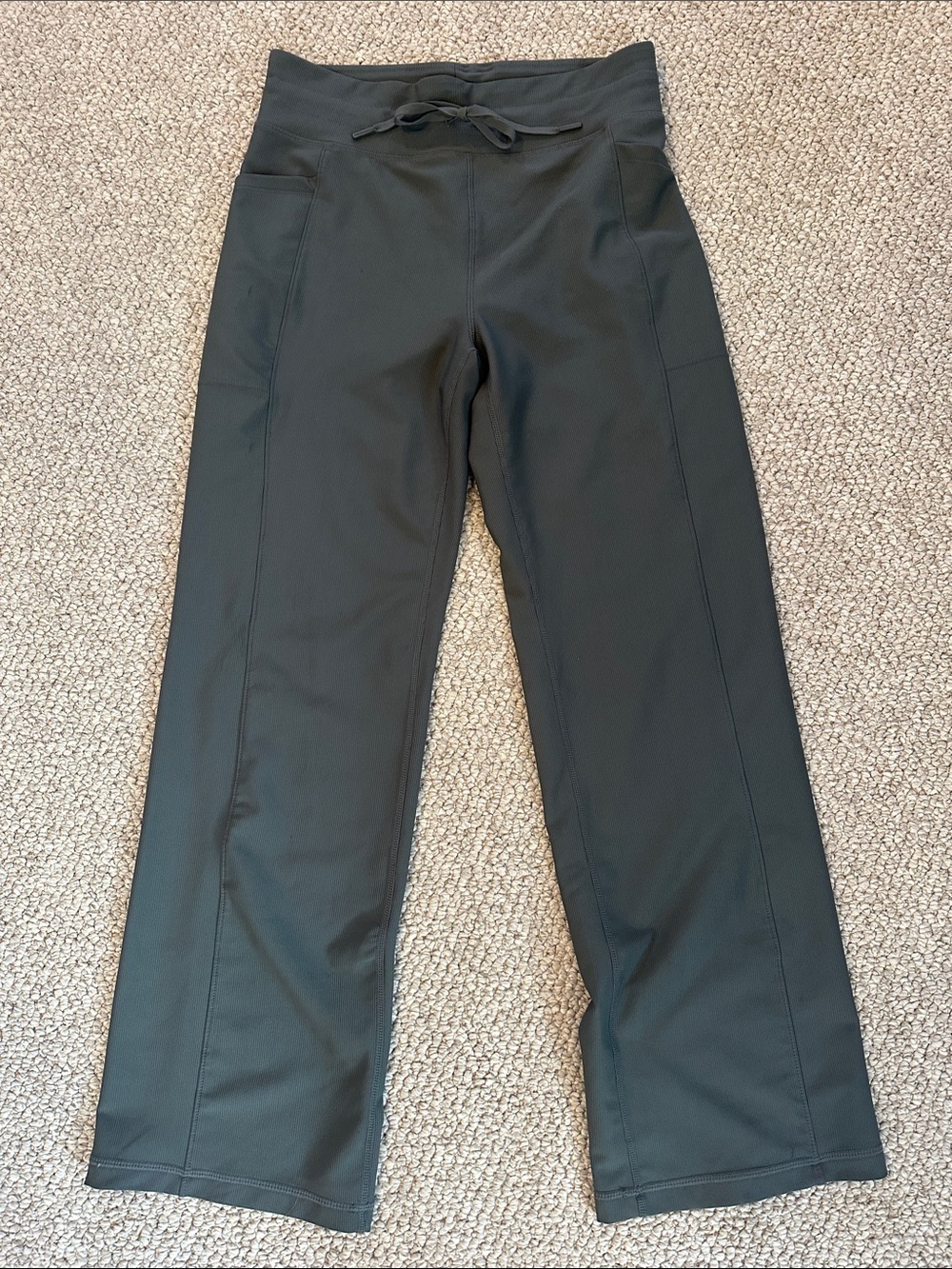 BOGO FREE High-Rise Drawstring Active Bootcut Leggings